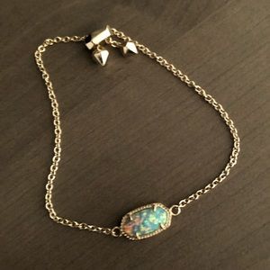 Kendra Scott Elaina Gold Adjustable Chain Bracelet